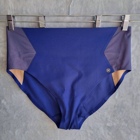 HONEYLOVE Navy CrossOver Brief Underwear Size 1X Shaping Smoothing Compression - Picture 1 of 8